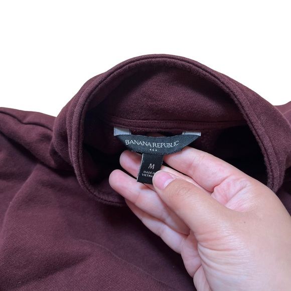 Banana Republic Half Zip Pullover Sweater Size Medium - Picture 3 of 7